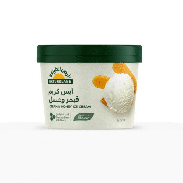 Natureland Cream and Honey Ice Cream 250ml