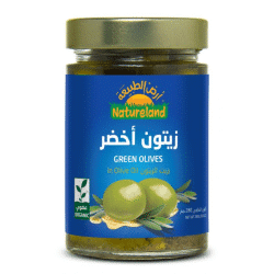 Natureland Green Olives In Olive Oil 280g