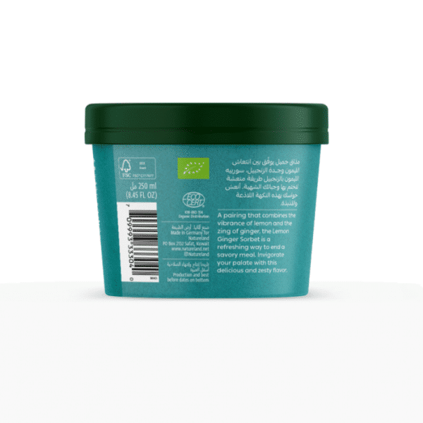 Natureland Lemon Ginger Sorbet 250ml