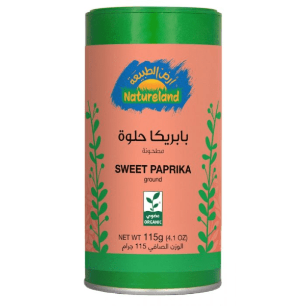 Natureland Sweet Paprika Ground 115g Tin