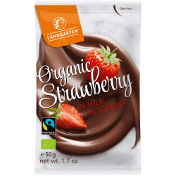 Landgarten Organic Strawberry Milk Chocolate 50gm