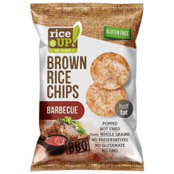 Rice Up Brown Rice Chips With Barbeque 25gm