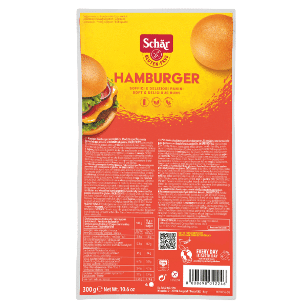 Schär Gluten Free Hamburger Bread 300gm