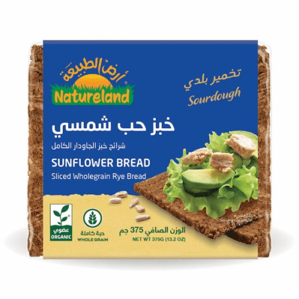 Natureland Bread With Sunflower Seeds 375g