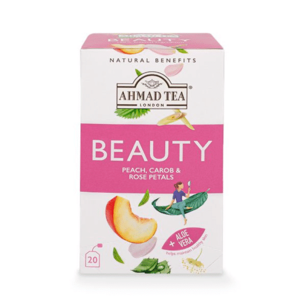 Ahmad Tea Natural Benefits Beauty – 20 Teabag Sachets