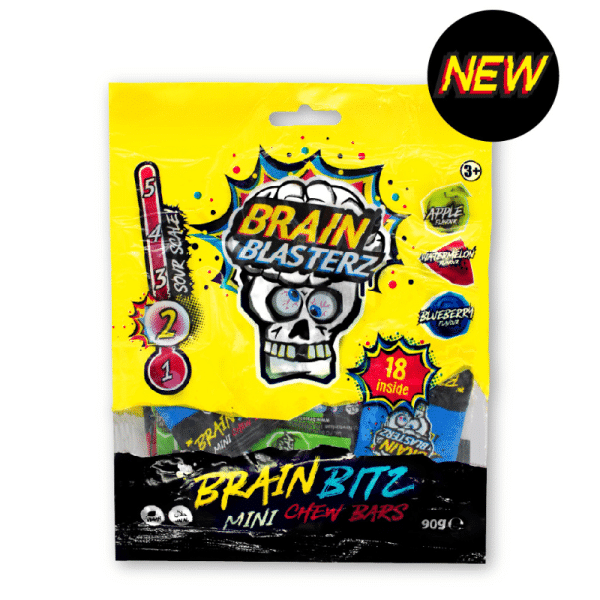 Brain Blasterz Mix Mini Chew Bars 90g 24