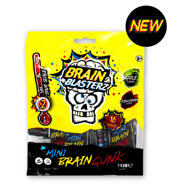 Brain Blasterz Mix Mini Brain Gunk112g *24