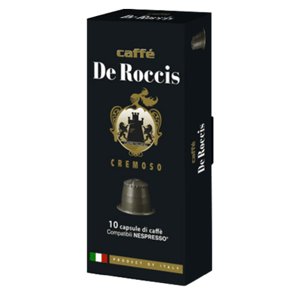 De Roccis – Cremoso Coffee – 10 Capsules