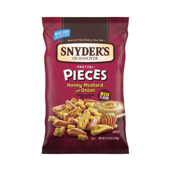 Snyder’s Pieces Honey Mustard and Onion 318g x12