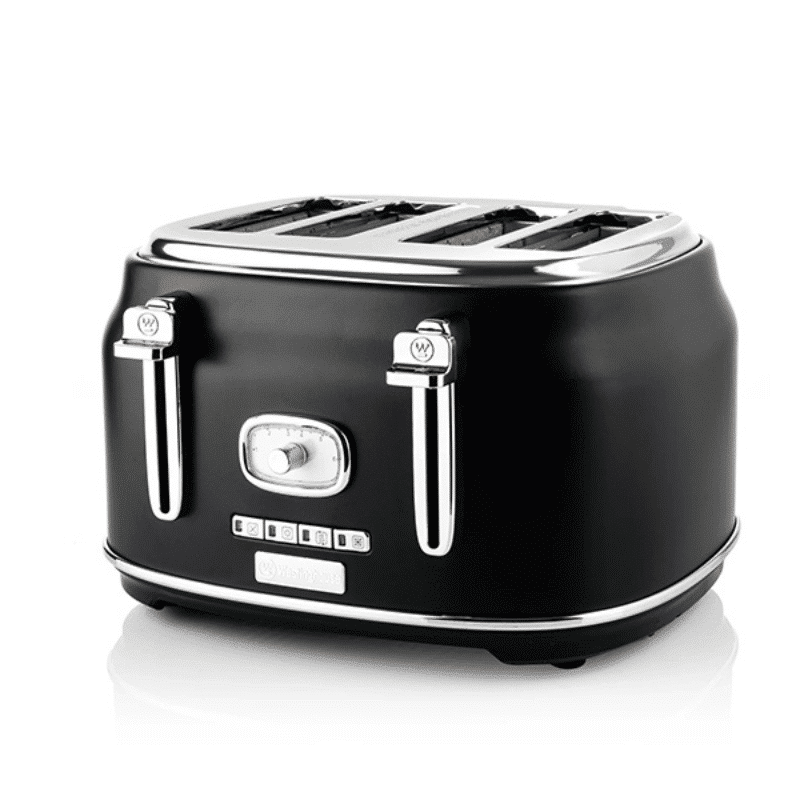 Westinghouse 4 Slice Toaster Retro Black