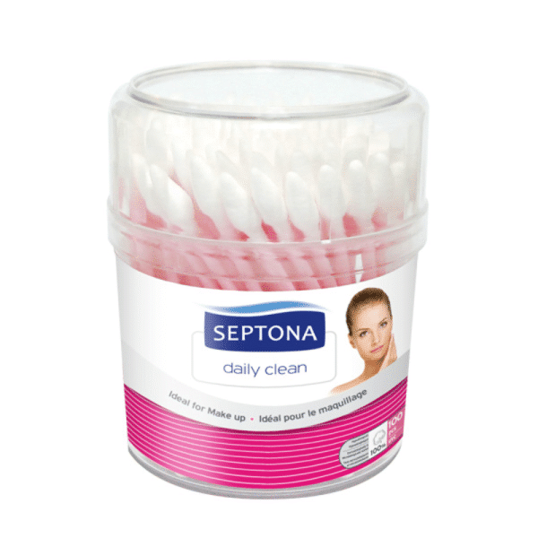 Septona Cotton Buds Round Beauty 100 Pieces