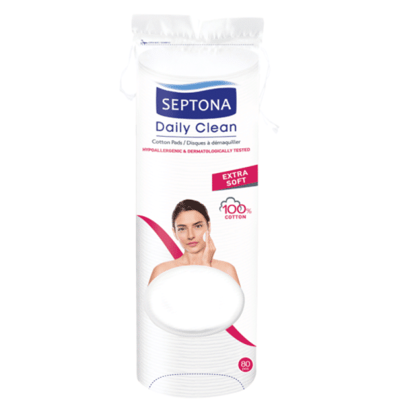 Septona Daily Clean Cotton Pads Beauty 80 Pieces